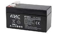 Батарея аккумуляторная HAC RT1213, F1, 12V/1.3Ah, 98х43.5х53(59) ДхШхВ, 0.52 кг, 6-8 лет