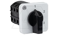 Переключатель BS 16 86K U, 2P, 20A, тип 1-2-3, 2NO на 1_3, без перемычек, на дверь, фронт IP40