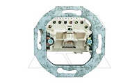 Basic 55 - Розетка телефонная RJ-11, 1 гнездо, 4 контакта (белый, лицевая панель, блистер)