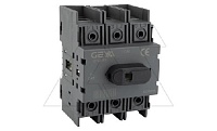 Выкл. нагрузки OTG-25F3, 25A 3P рукоятка спереди
