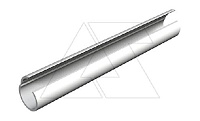 Труба 2953 М20 LGR Quick-Pipe разъемная, IP44, наружн. Ø20,0мм, внутр. Ø17,0мм, L=2000мм, серый, ПВХ