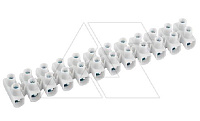 Клеммник T85 разрезаемый, 12шт, 4mm², 32A, 450V, полипропилен, белый