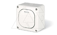 Выключатель накладной одноклавишный, 1P 10A/250V, с подсветкой, M95(95x95mm), IP66, серия PROTECTA