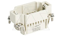 Корпус вставки контактной, размер H10B, тип вилка, 42P+PE, 10A, 250V, обжимной контакт
